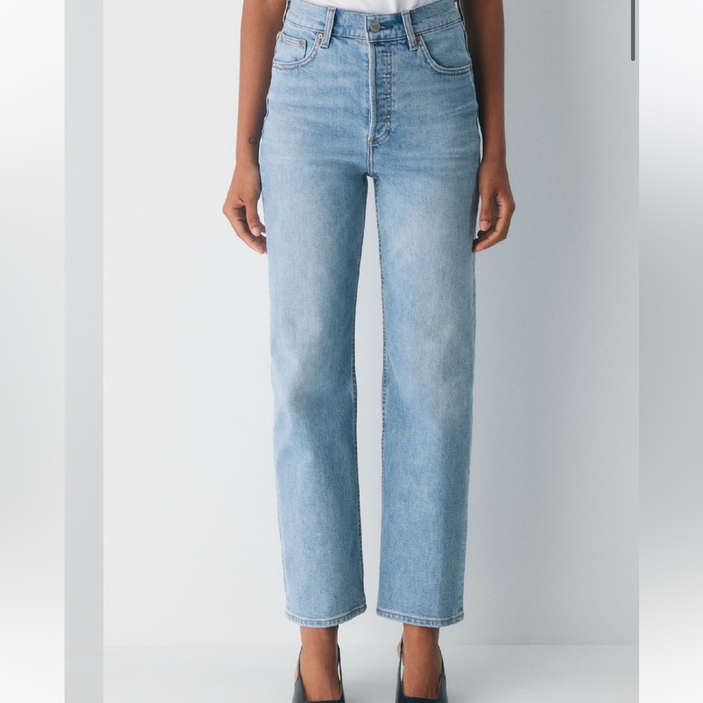 Denim Forum The Arlo High Rise Straight Leg jeans size 27